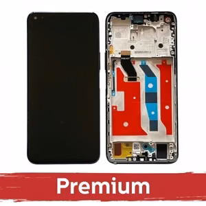LCD ekranas suderinamas su Huawei Honor 50 Lite su rėmeliu / Midnight Black / OEM