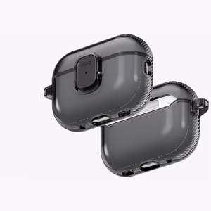 Uniq Glase Pro deklas AirPods Pro 3 Lock deklas - skaidrus juodas