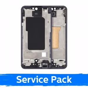 Samsung Galaxy A35 5G (A356) vidurinis korpuso rėmas, tamsiai mėlynos spalvos (Navy; gamintojo serviso pakuotė)