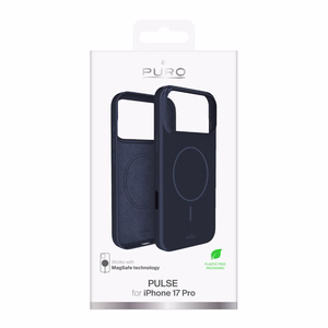 Puro Pulse apsauginis dėklas iPhone 17 Pro polikarbonatas - tamsiai mėlynas