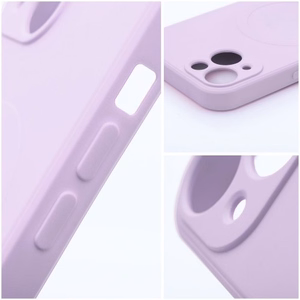 Чехол для Samsung S26 Ultra силиконовый Mag Cover совместимый с MagSafe розовый
