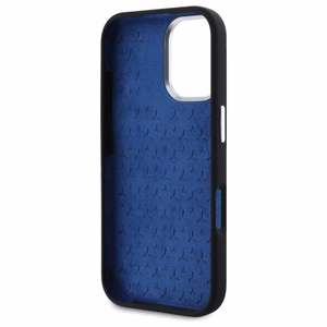 Mercedes MEHMP16S23SUTTK iPhone 16 6.1" juodas/juodas kietas dėklas Silikoninis Toninis Logotipas MagSafe