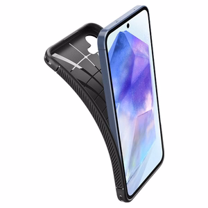 Spigen Rugged Armor case for Samsung Galaxy A55 5G, matte black