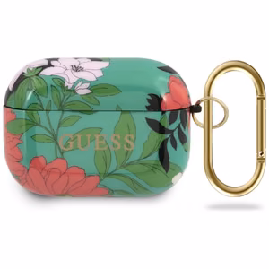 Guess GUACAPTPUBKFL01 AirPods Pro чехол зелёный/зелёный N.1 Flower Collection