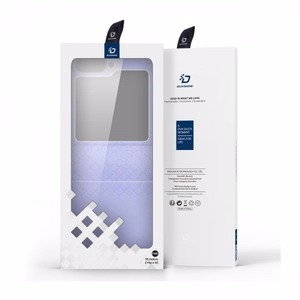 Dėklas Dux Ducis Bril Samsung F741 Z Flip6/F761 Z Flip7 FE violetinis