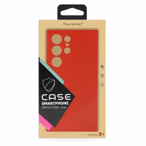 Telefono dėklas TM Pure Silicone, skirtas Samsung A336 A33 5G / Raudonas / (Blister)