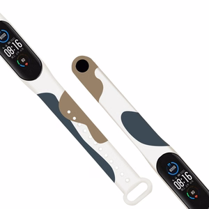 Ремешок Moro для Xiaomi Mi Band 3 / 4 силиконовый браслет узор 12