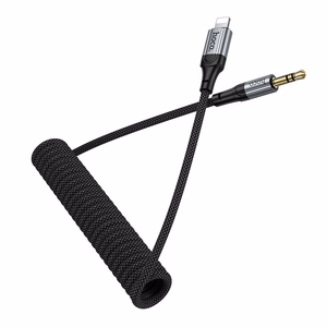 Cable AUX Jack 3,5 mm to Lightning Hoco 1,5 m UPA33A black