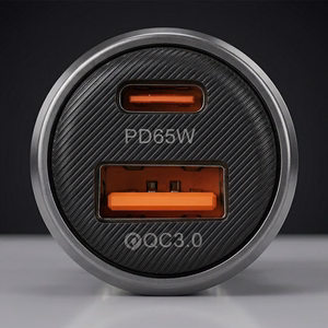 Blavec Car charger BS-05B Nitro - USB + Type C - QC 3.0 18W PD 65W (CCBS05BN-UCB) black