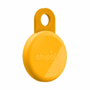 Chipolo LOOP – įkraunamas Bluetooth sekiklis su silikoniniu kilpeliu iOS & Android, Honey