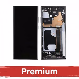 LCD ekranas skirtas Samsung N985 (N986) Note 20 Ultra su rėmeliu / Mystic Bronze / OEM
