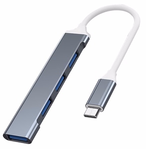 VAKOSS TC-4125X USB-C šakotuvas 1x USB 3.0 3x USB 2.0