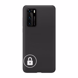 Phone Case "Silicone Cover" for Huawei P40 Lite / Black / In Package