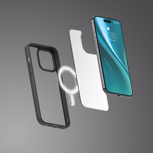 Чехол Etteri Matt Mag для iPhone 15 Pro 6,1" чёрный