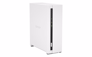 QNAP TS-133 NAS ir duomenų saugojimo serveris Tower Cortex-A55 2 GB DDR4 0 TB QNAP Turbo System Balta