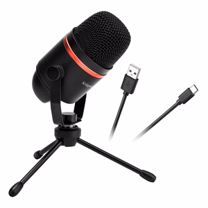 Kruger&Matz Warrior GV-200 USB žaidimų ir vaizdo tinklaraščių mikrofonas