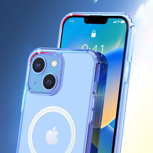 Dux Ducis Clin magnetinis dėklas telefonui iPhone 14 Plus suderinamas su MagSafe skaidrus