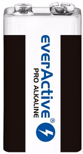 Щелочная батарейка 6LR61 9V everActive Pro
