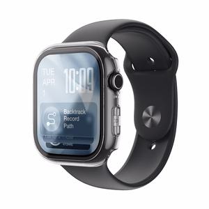 AmazingThing Radix grūdintas stiklas su dėklu Apple Watch Series 11 42mm - Skaidrus