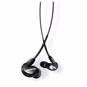 Shure SE215-K-EFS – laidinės į ausis įstatomos ausinės, juodos