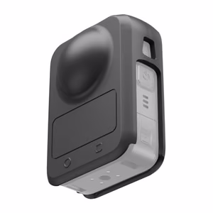 PULUZ силиконовый чехол с крышкой объектива для DJI Osmo 360 (чёрный)