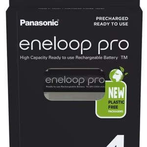 Įkraunamos baterijos PANASONIC ENELOOP PRO AA 2500 mAh 4 vnt. (BK-3HCDE/4CP)
