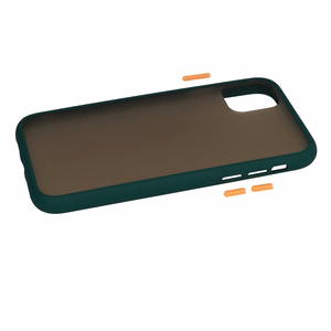 Vennus Color Button Bumper dėklas telefonui Samsung Galaxy A20S žalias