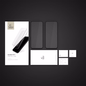 Tech-Protect Apsauginis stiklas Glass Fit+ 2 rinkiniai temperuotas stiklas Motorola Moto G15 / G15 Power / G05 / E15 - juodas (m)