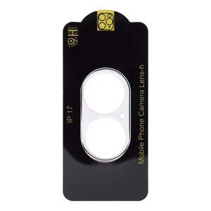 5D Full Glue Camera Tempered Glass - for iPhone 17 Transparent