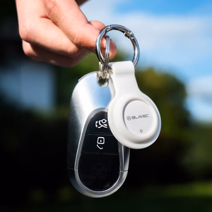 Белый Bluetooth-трекер Blavec BTG-02 с кольцом для ключей для устройств Apple и Android (BTBTG02-KW)