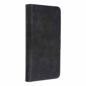Universalus knygos tipo dėklas COMMON dydis L, skirtas IPHONE 6 PLUS / 7 PLUS / 8 PLUS / XS MAX / 11 PRO MAX / SAMSUNG S20 FE / S21 FE / S10 PLUS / A10 / A32 / A54 / XIAOMI 12 LITE / HUAWEI P30 PRO, juodas