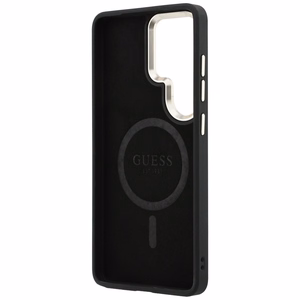 GUESS чехол SAMSUNG S26 Ultra GUHMS26LP4MSEGCK (4G Embossed Ring MagSafe) черный
