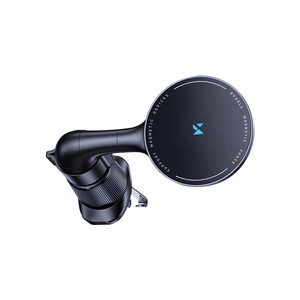 Belaidis automobilinis įkroviklis+laikiklis Wozinsky (WCT5-6S4Y) magnetinis (MagSafe 15W) ventiliacijos grotelėms juodas