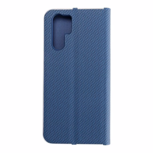 Dėklas telefonui (m) - LUNA Book Carbon HUAWEI P30 Pro mėlynas
