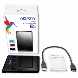 ADATA AHV620S-2TU31-CBK išorinis kietasis diskas 2000 GB juodas