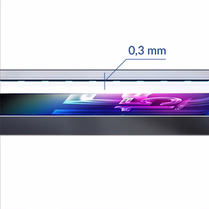 Закалённое стекло 3mk Hard Glass Max Lite Apple iPhone 15 Plus чёрный