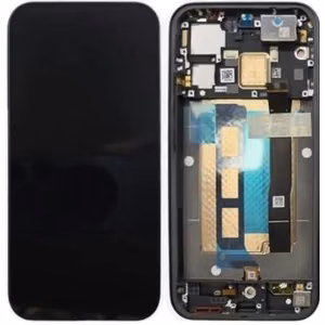 Ekranas Xiaomi Poco F8 Pro 5G su lietimui jautriu stikliuku ir rėmeliu Black originalus (service pack)