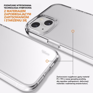 Ugly Rubber Pure dėklas telefonui iPhone X / Xs skaidrus