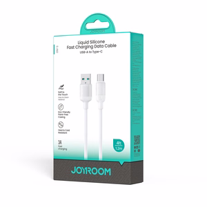 Joyroom S-A62 Lively Series 3A USB-A - USB-C кабель 1.2 m - белый