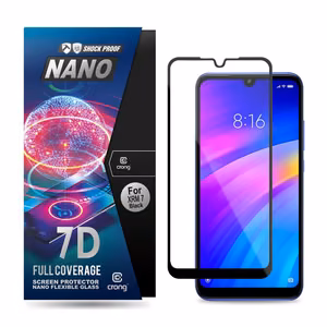 Crong 7D Nano Flexible Glass 9H hibridinis ekrano stiklas, skirtas Xiaomi Redmi 7