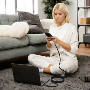 Tech-Protect Ultraboost UB11T Кабель USB-C / USB-C PD 100W / QC3.0 200 см - чёрный