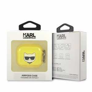Karl Lagerfeld Choupette чехол для AirPods 3 - жёлтый