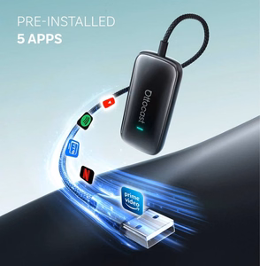 Belaidis CarPlay/Android Auto Adapteris Ottocast Play2Video Ultra juodas