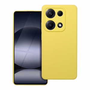 Чехол для Xiaomi Redmi Note 14S Silicone 2mm жёлтый