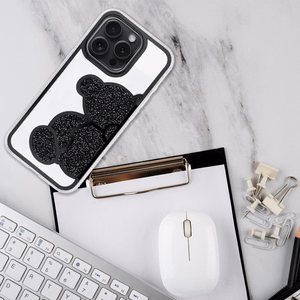 Case for iPhone 16 PRO MAX Teddy Bear black
