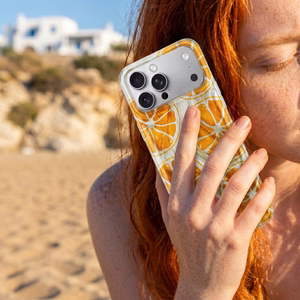 Ultra Trendy Summer dėklas Motorola Edge 70 Fusion oranžinis