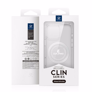 Dėklas Dux Ducis Clin Magsafe Apple iPhone 16 Pro Max skaidrus