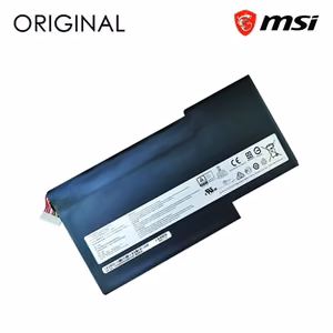 Nešiojamojo kompiuterio baterija MSI BTY-M6J, 5700 mAh, originali