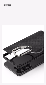 Benks Magnetic Armor Pro Grid Kevlar чехол Metal Frame 600D (H050) для Samsung Galaxy S26 Ultra чёрный