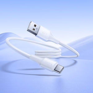 Кабель USB A to USB C Hoco 3A 1 m X120 белый